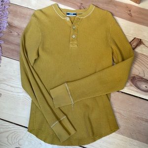 Vintage gap waffle Henley